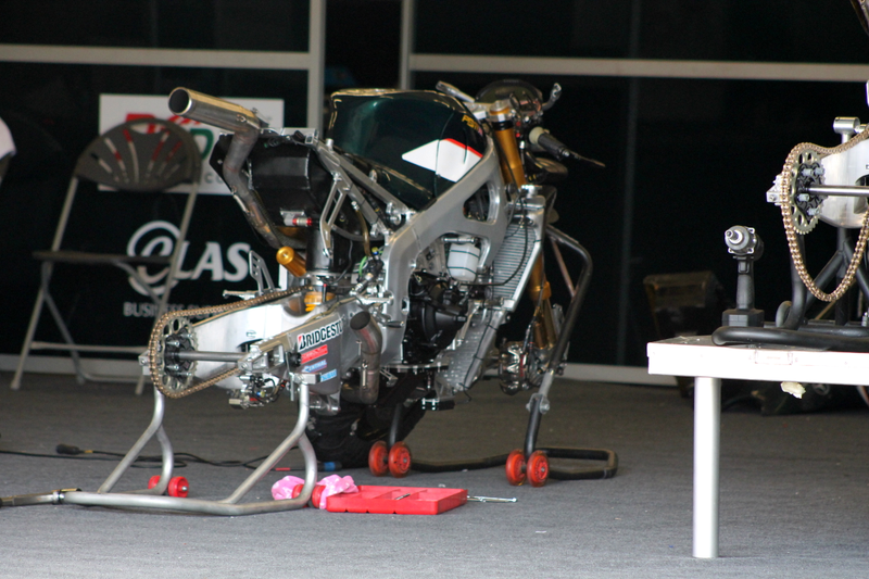 Illustration for article titled MotoGP Bikes In Various States Of Undress